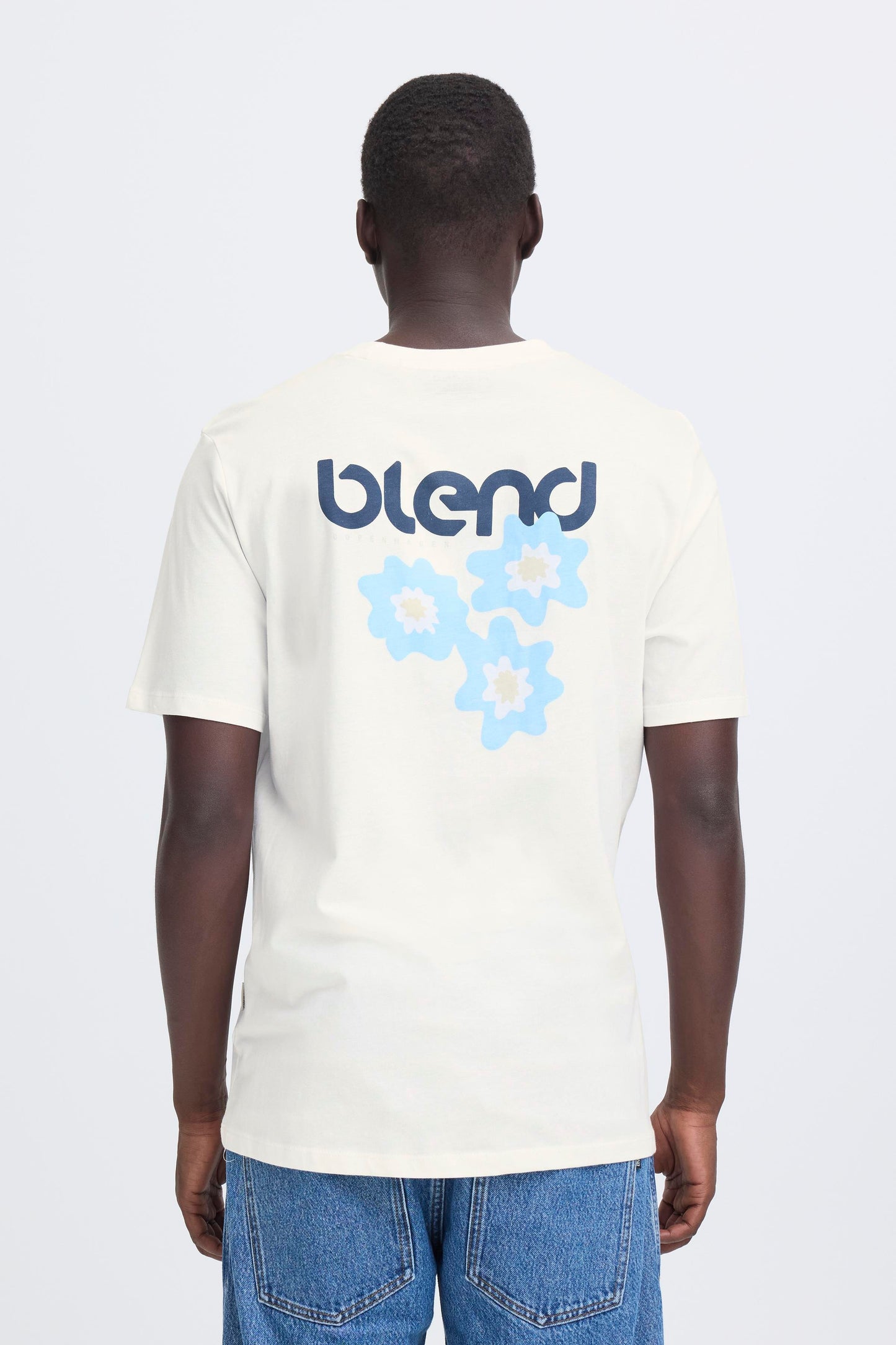T-shirt Blend He BHEMMET PRINT - Panna/Off White - 20720327