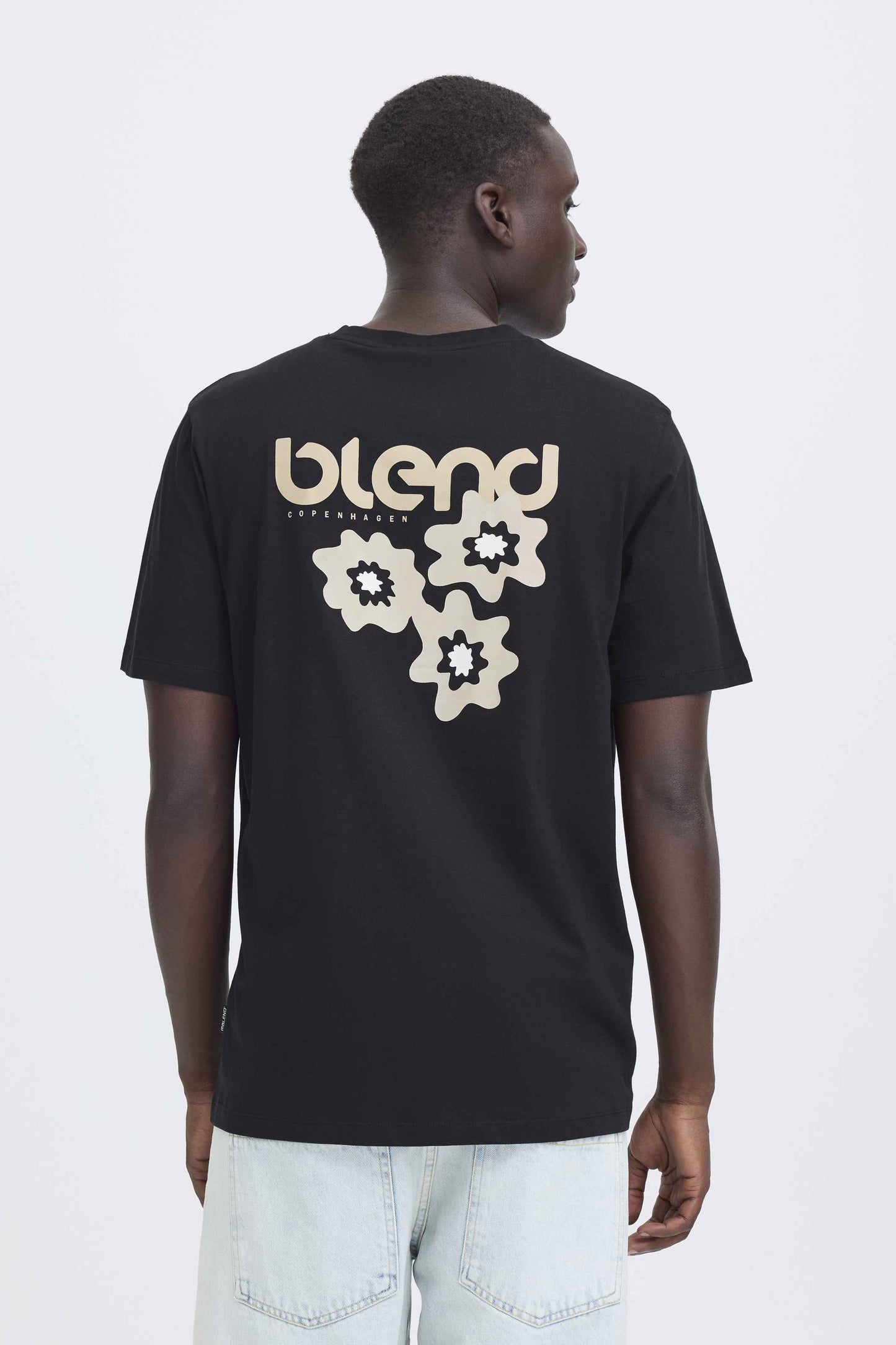 T-shirt Blend He BHEMMET PRINT - Nero - 20720327-900003398
