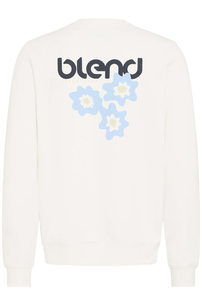 Felpa Blend He BHBRODY GRAPHIC - Beige/Panna - 20720435