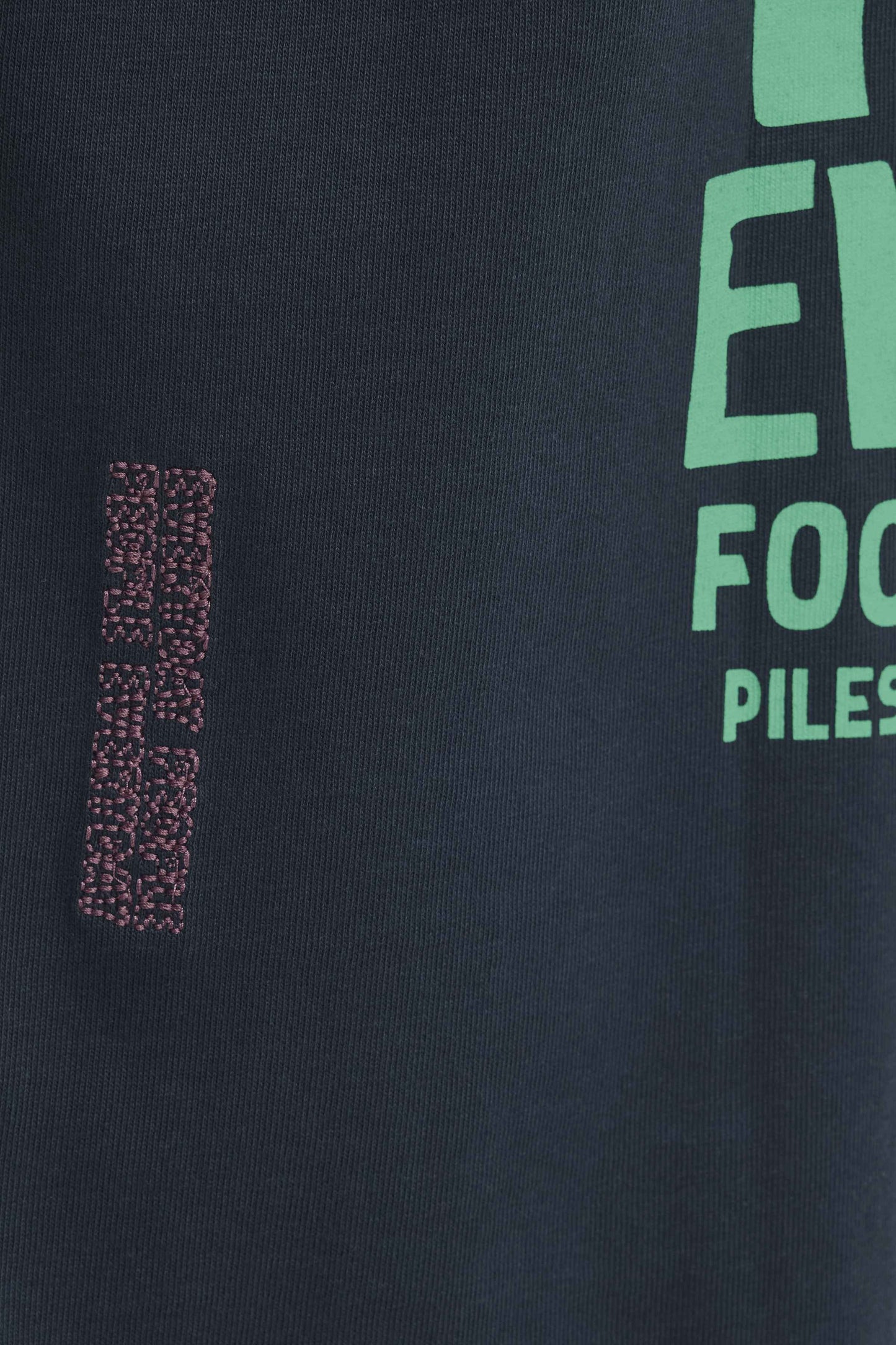 T-shirt Blend He BHSUN SENSE MUSIC - Blu con Stampa Verde - 20720515