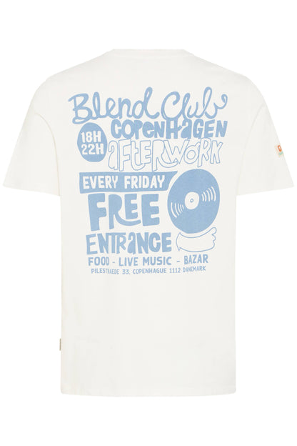 T-shirt Blend He BHSUN SENSE MUSIC - BEIGE off white- 20720515-900005002