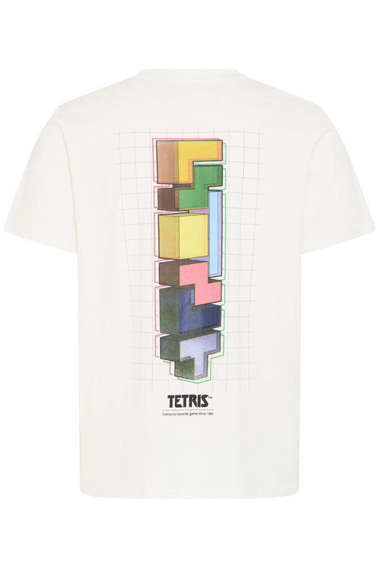 T-shirt Blend He BHRADDIE TETRIS - Panna/Off White - 20720529