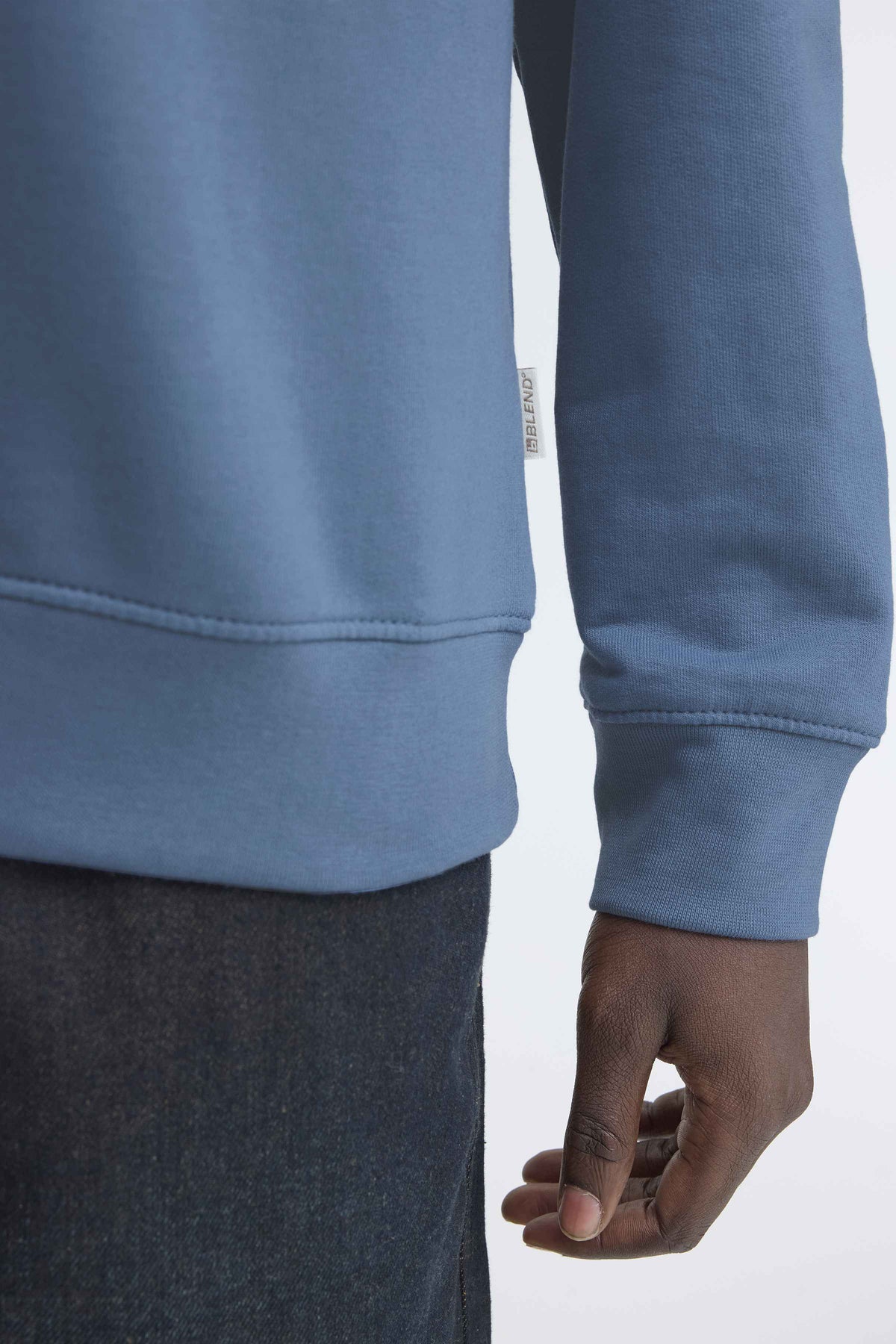 Felpa Blend He BHBRODY Crew Sweatshirt - Steel Blue - 20720214-184025