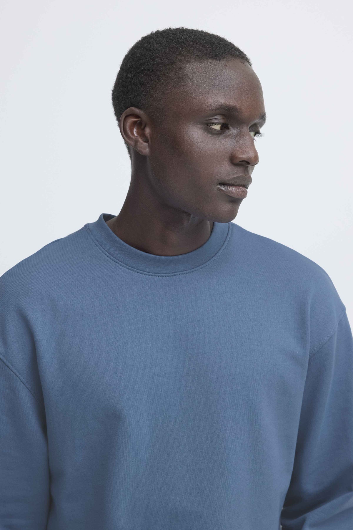 Felpa Blend He BHBRODY Crew Sweatshirt - Steel Blue - 20720214-184025
