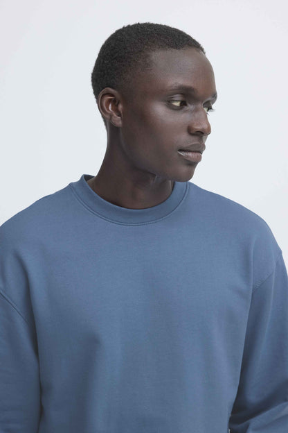 Felpa Blend He BHBRODY Crew Sweatshirt - Steel Blue - 20720214-184025