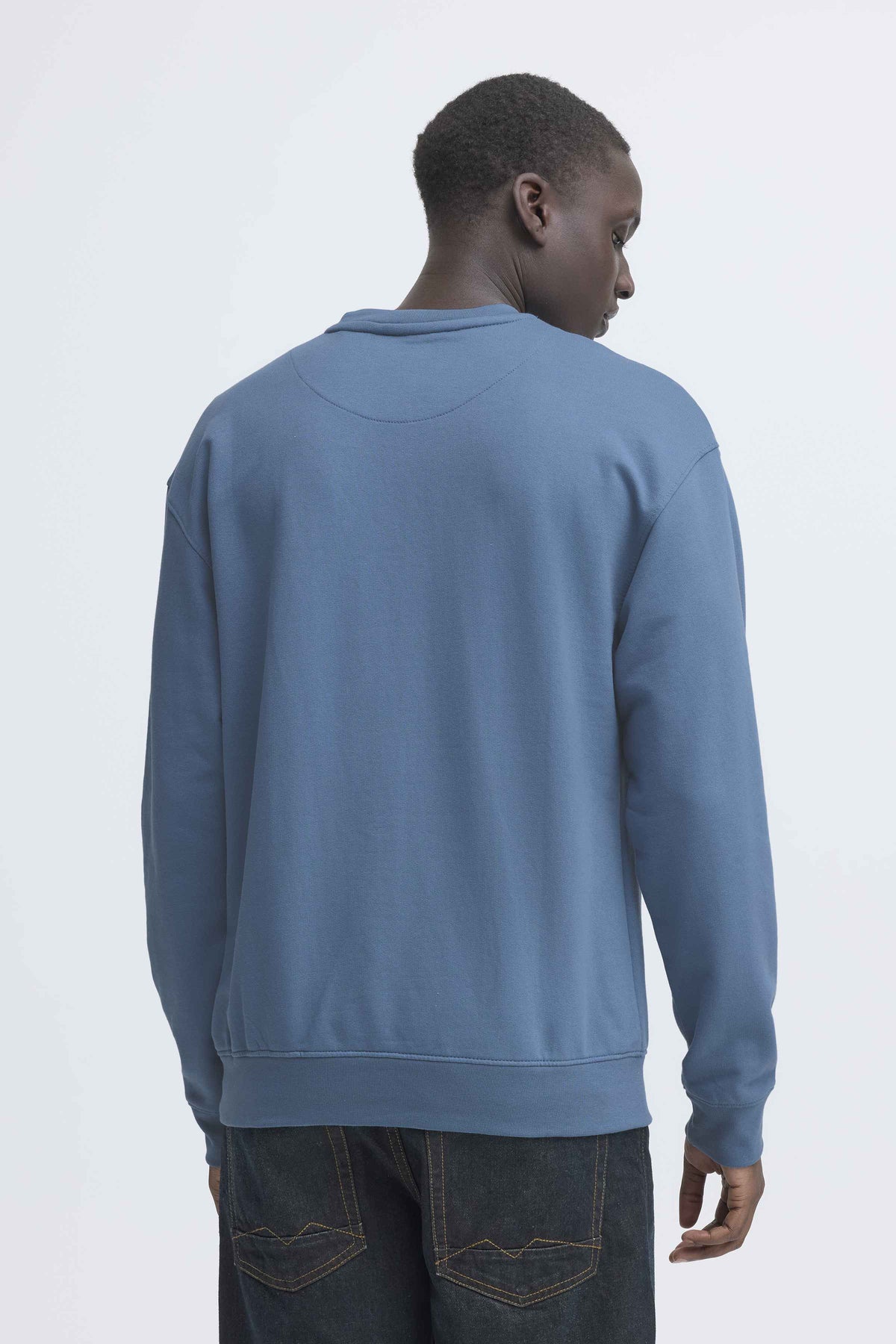 Felpa Blend He BHBRODY Crew Sweatshirt - Steel Blue - 20720214-184025