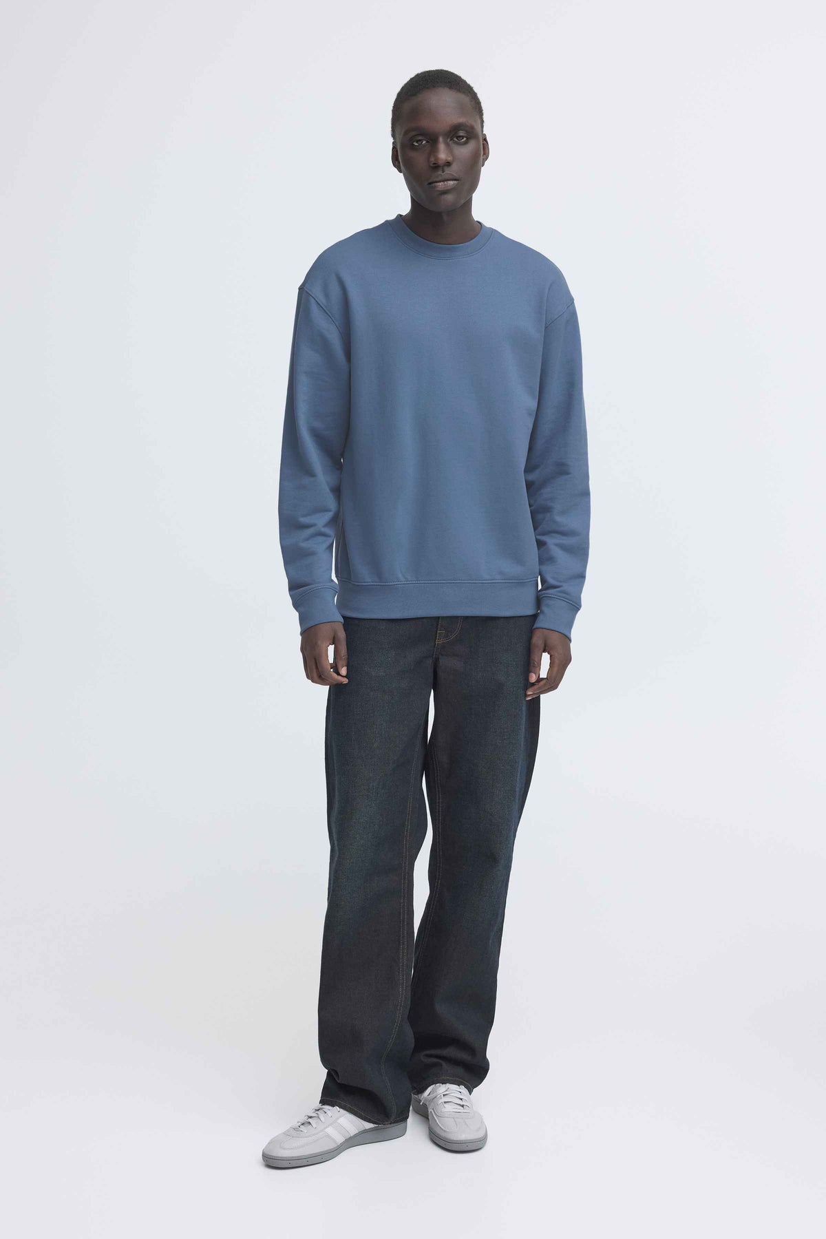 Felpa Blend He BHBRODY Crew Sweatshirt - Steel Blue - 20720214-184025