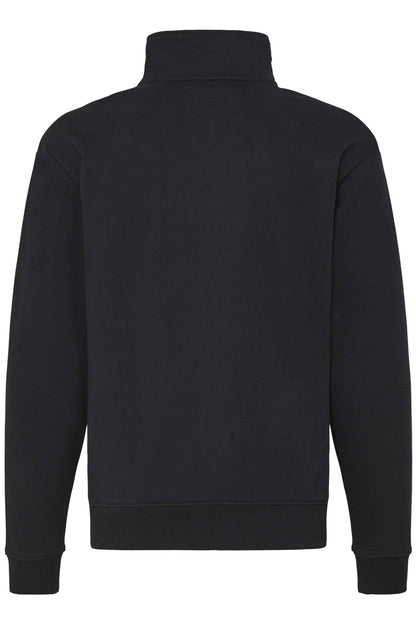 Felpa Blend He BHBRODY Stand Collar - Nero - 20720268-193911  cotone french terry