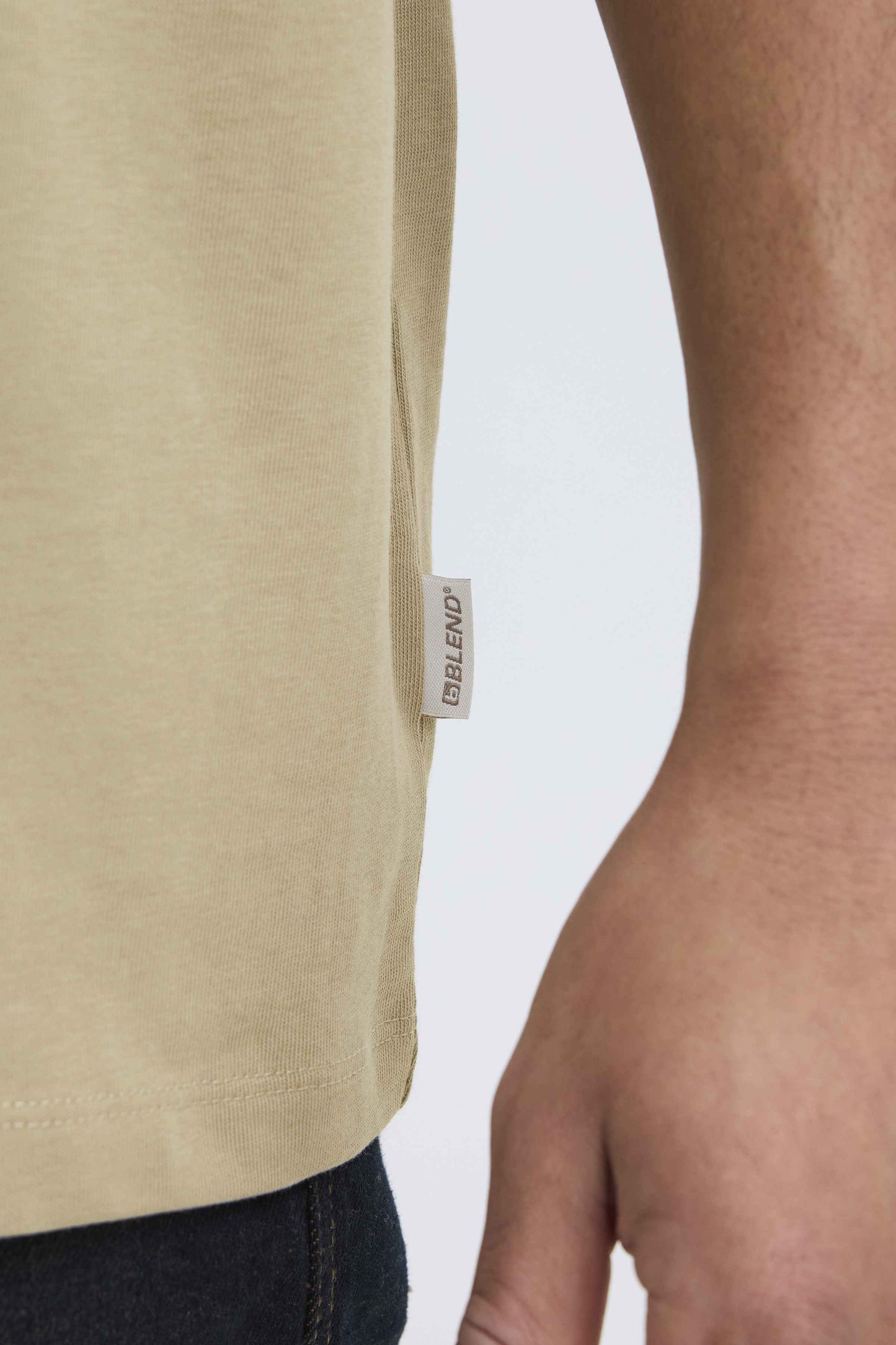 T-shirt Blend He BHFISHER Oversize - Beige / Khaki - 20718772-171108