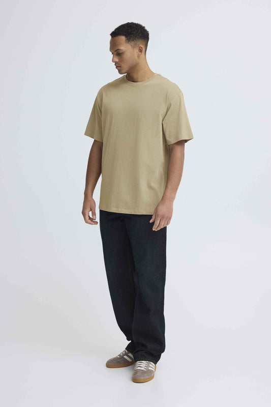 T-shirt Blend He BHFISHER Oversize - Beige / Khaki - 20718772-171108