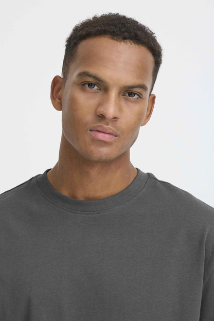 T-shirt Blend He BHFISHER Oversize - Grigio Antracite - 20718772-193910