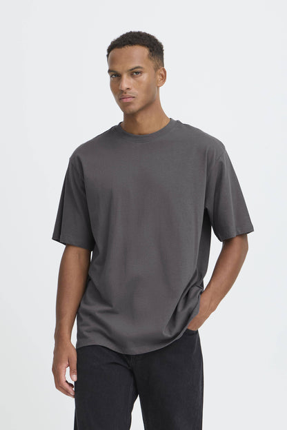 T-shirt Blend He BHFISHER Oversize - Grigio Antracite - 20718772-193910