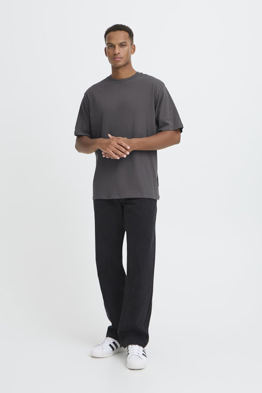 T-shirt Blend He BHFISHER Oversize - Grigio Antracite - 20718772-193910