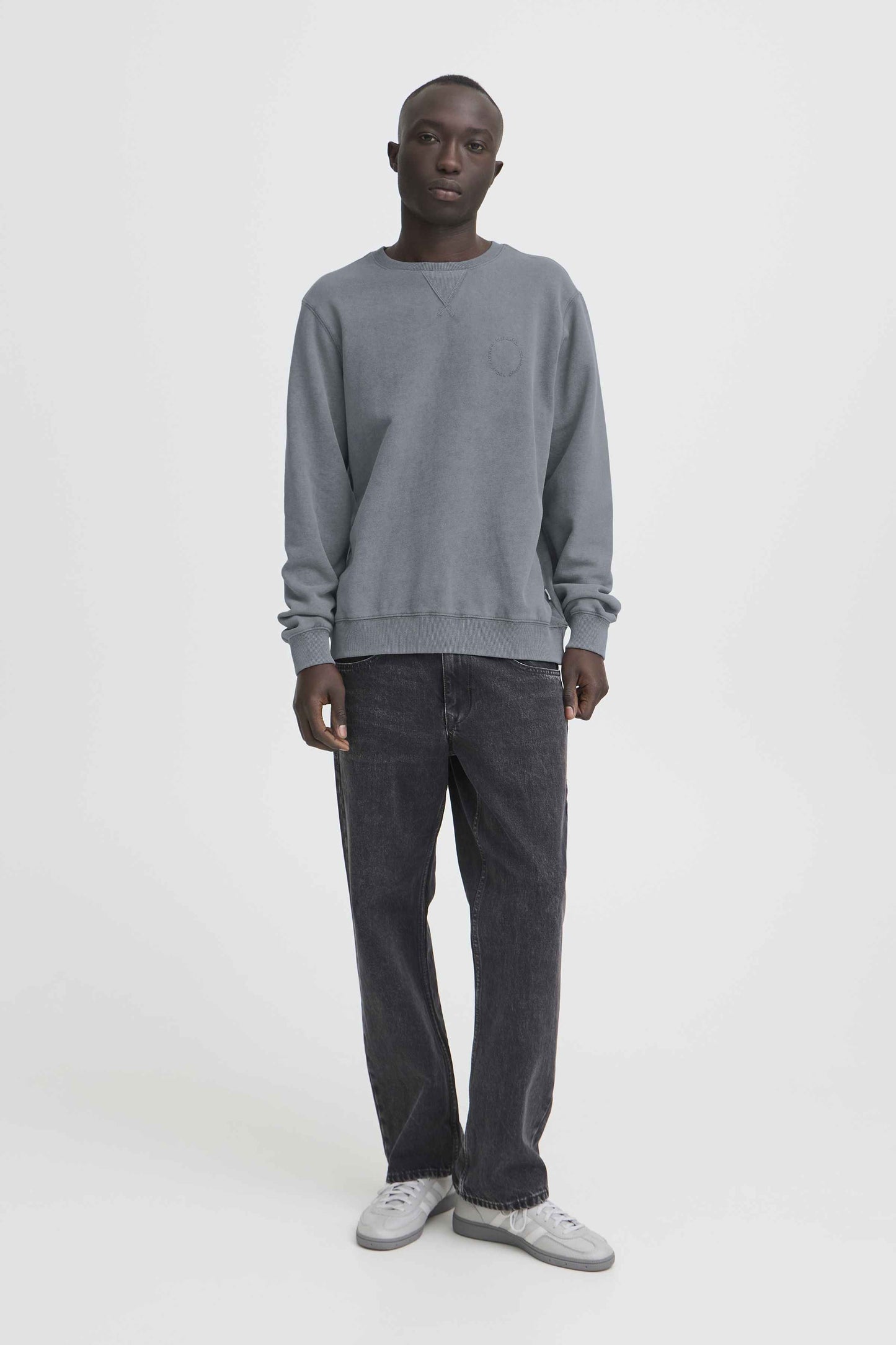 Felpa Blend He BHFACTOR Crew Neck - Grigio Antracite - 20720449-193910