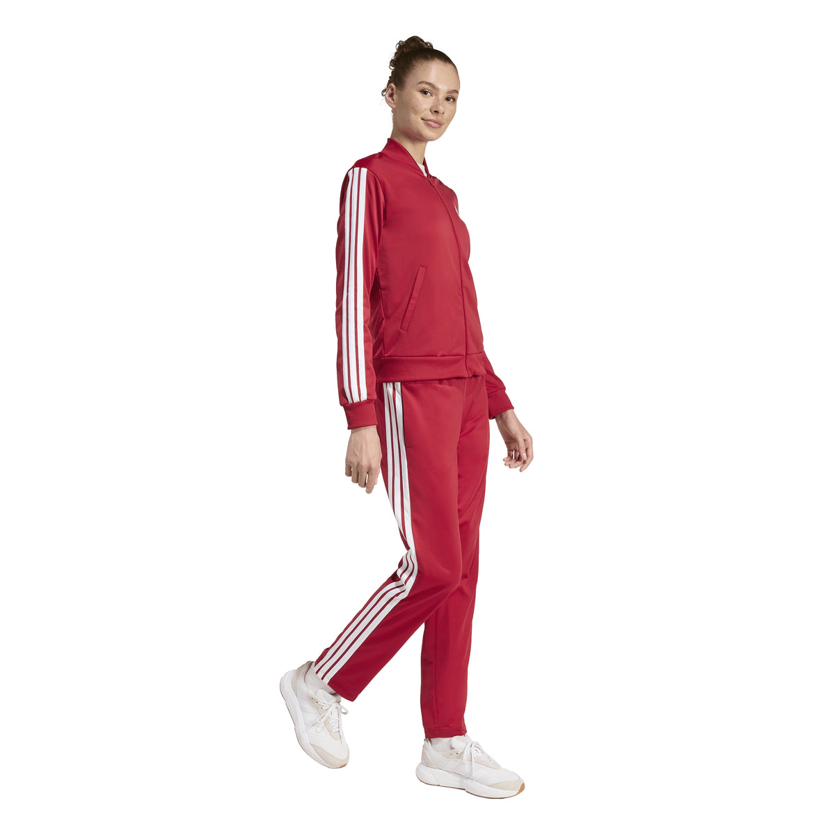 Donna Adidas Essentials 3-Stripes - Rosso/Bianco - KB8158