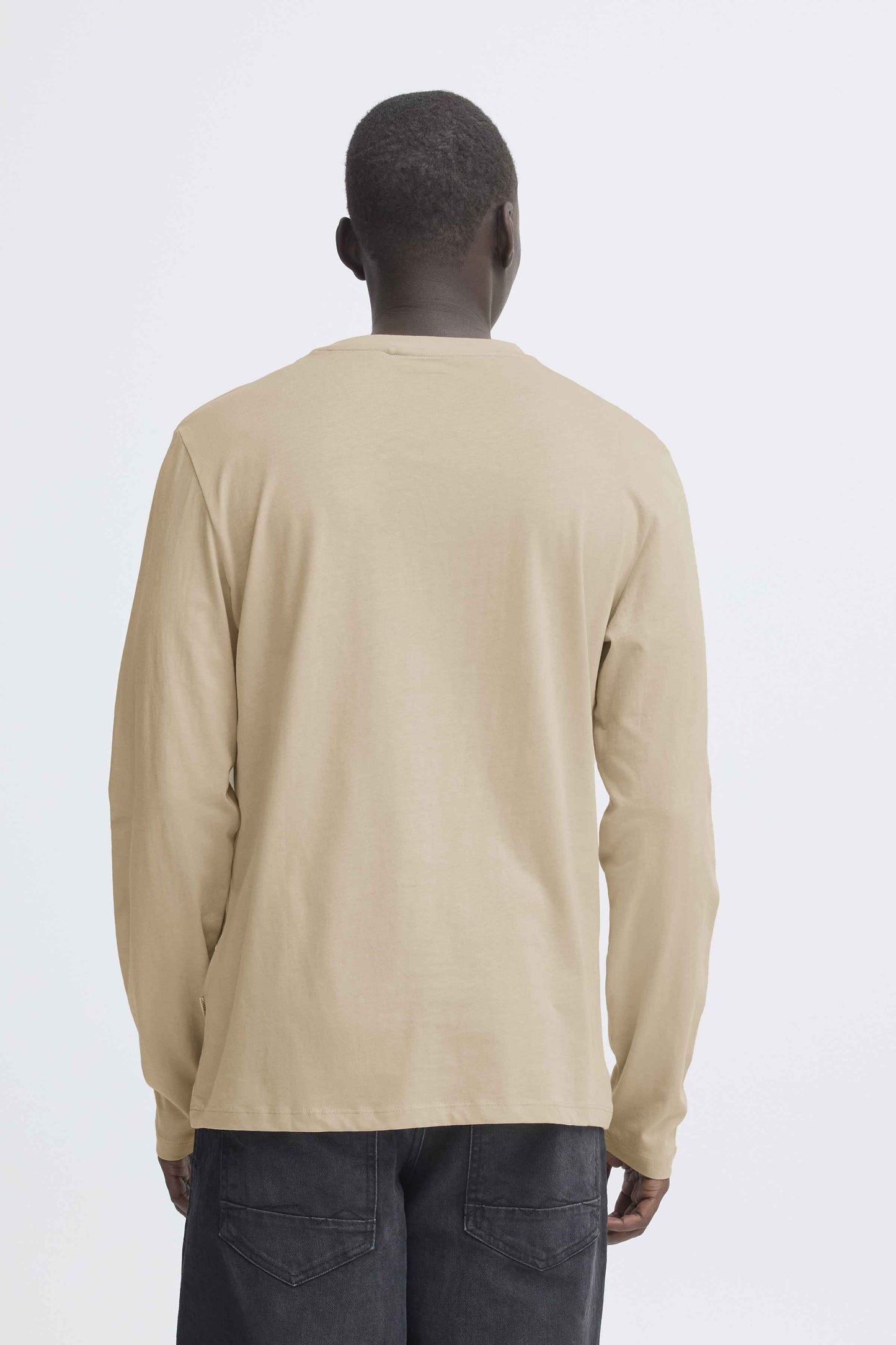 T-shirt Manica Lunga Blend He BHKEMUEL Graphic - Beige - 20720496