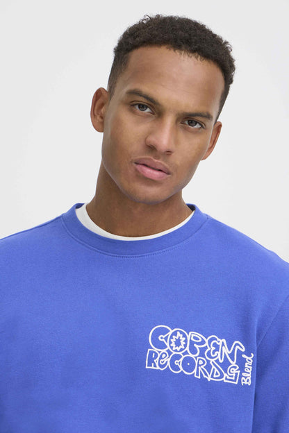 Felpa Blend He BHSUN MUSIC SWEAT - Blu Reale - 20720519-900005025