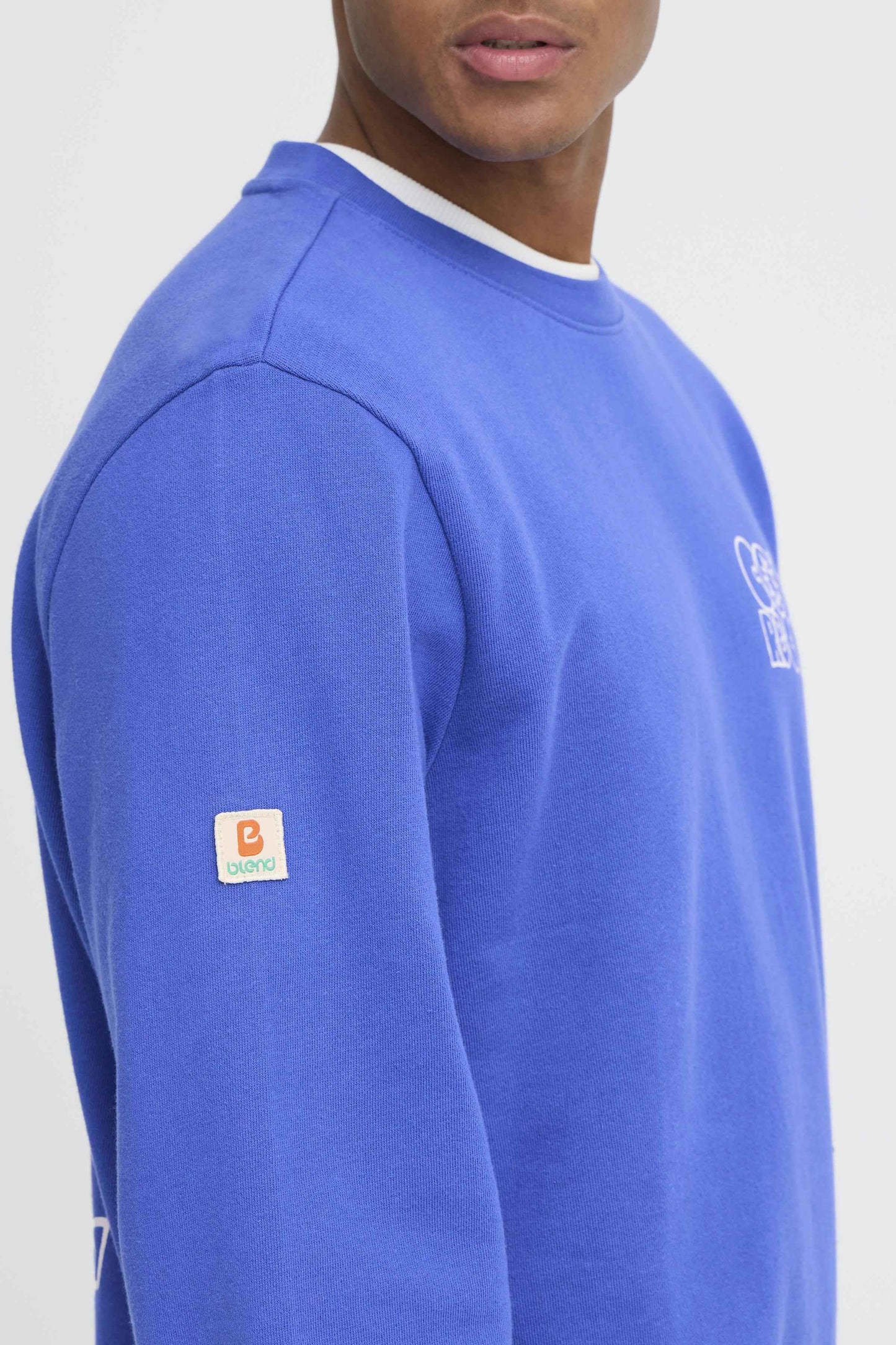 Felpa Blend He BHSUN MUSIC SWEAT - Blu Reale - 20720519-900005025