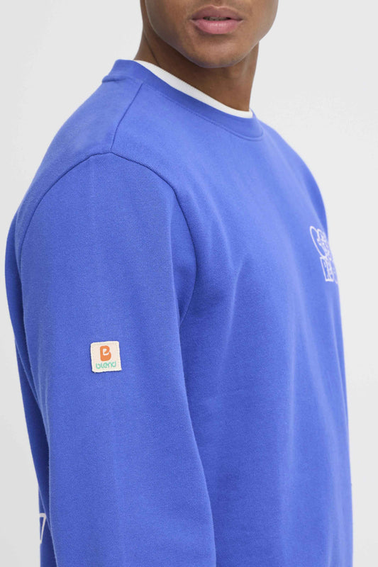 Felpa Blend He BHSUN MUSIC SWEAT - Blu Reale - 20720519-900005025
