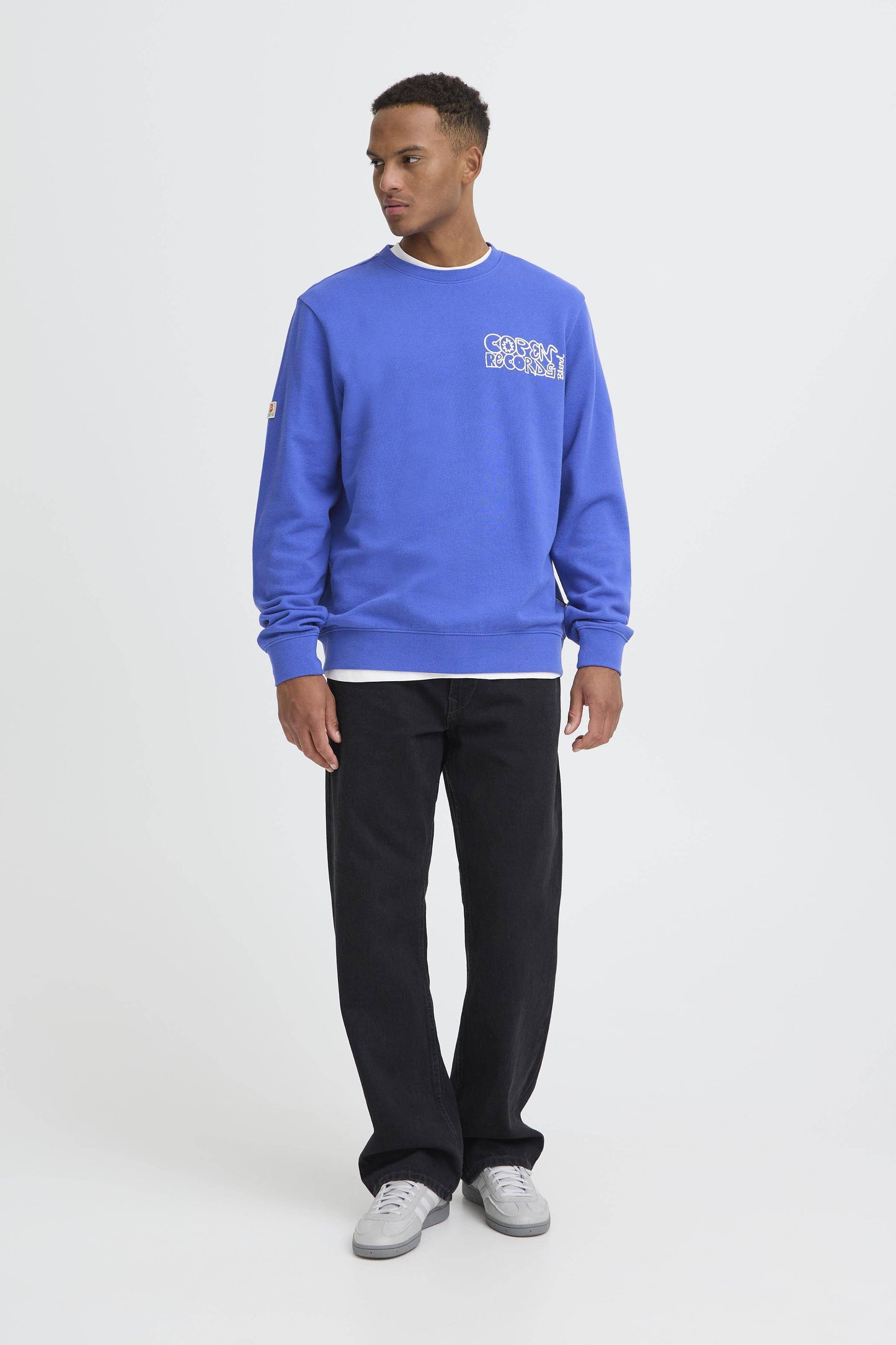 Felpa Blend He BHSUN MUSIC SWEAT - Blu Reale - 20720519-900005025