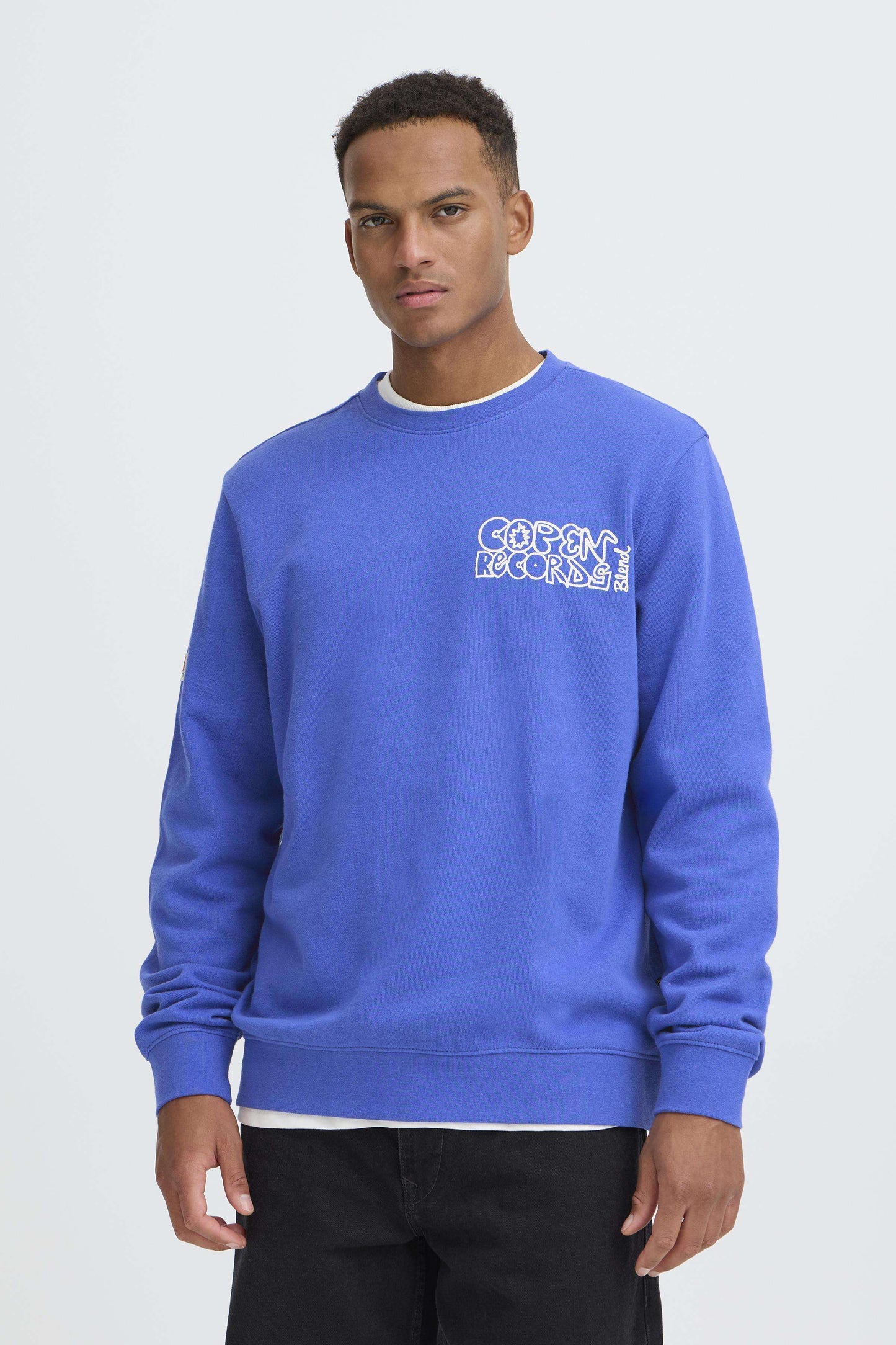 Felpa Blend He BHSUN MUSIC SWEAT - Blu Reale - 20720519-900005025