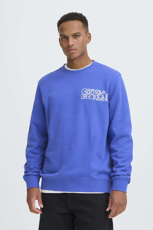 Felpa Blend He BHSUN MUSIC SWEAT - Blu Reale - 20720519-900005025