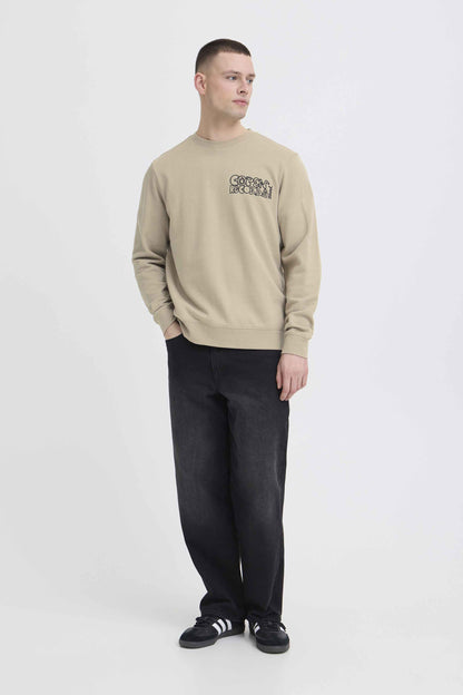 Felpa Blend He BHSUN MUSIC SWEAT - Beige Sabbia - 20720519-900005028