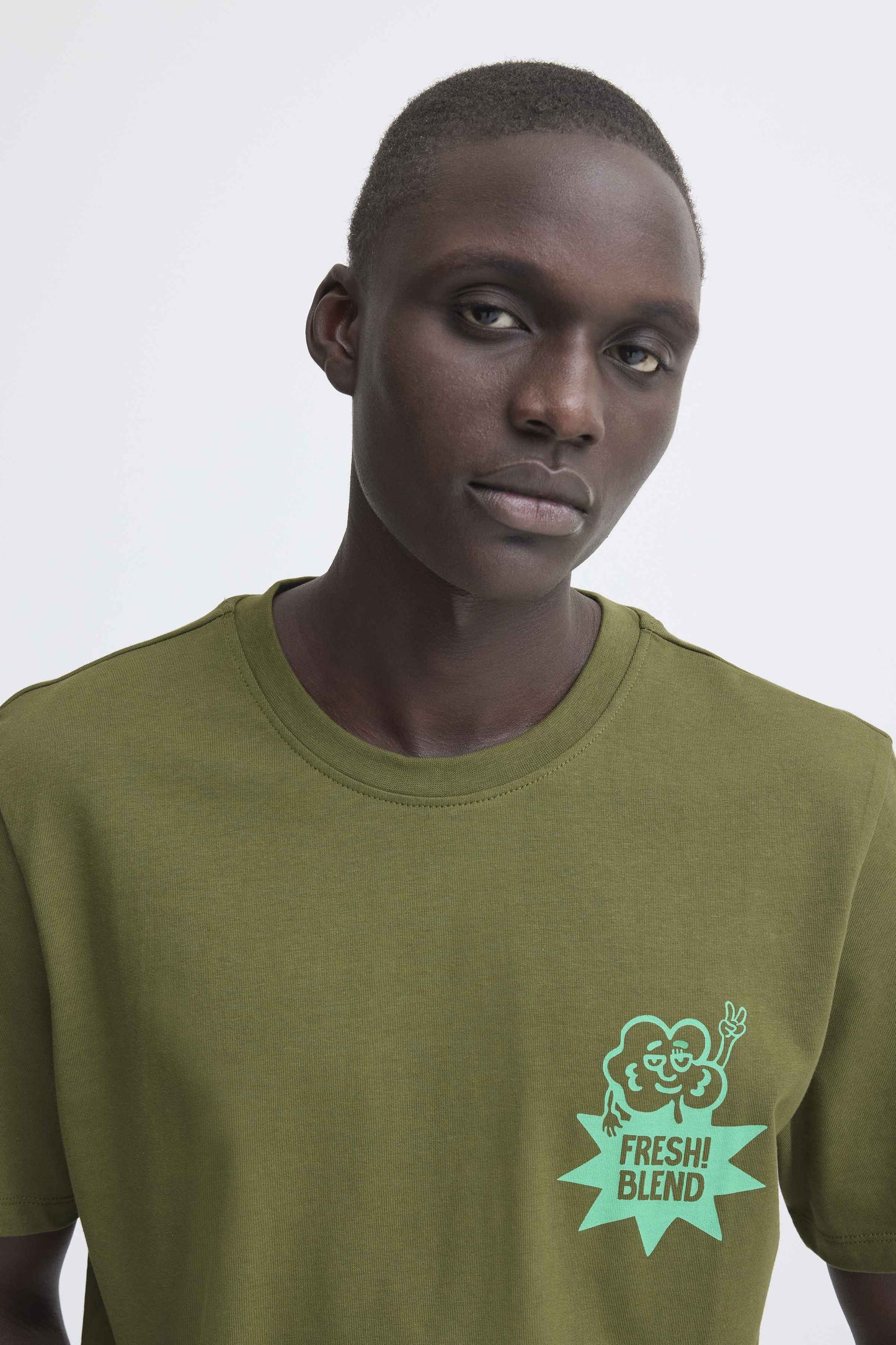 T-shirt Blend He BHSUN WATERMELON - Verde Oliva - 207204474