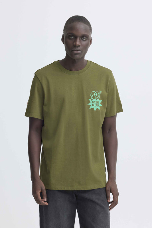 T-shirt Blend He BHSUN WATERMELON - Verde Oliva - 207204474
