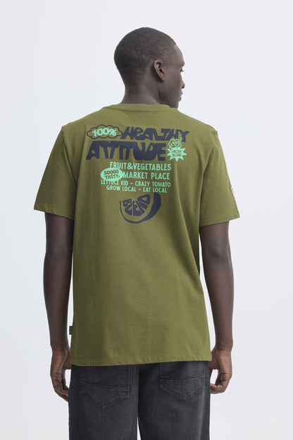 T-shirt Blend He BHSUN WATERMELON - Verde Oliva - 207204474