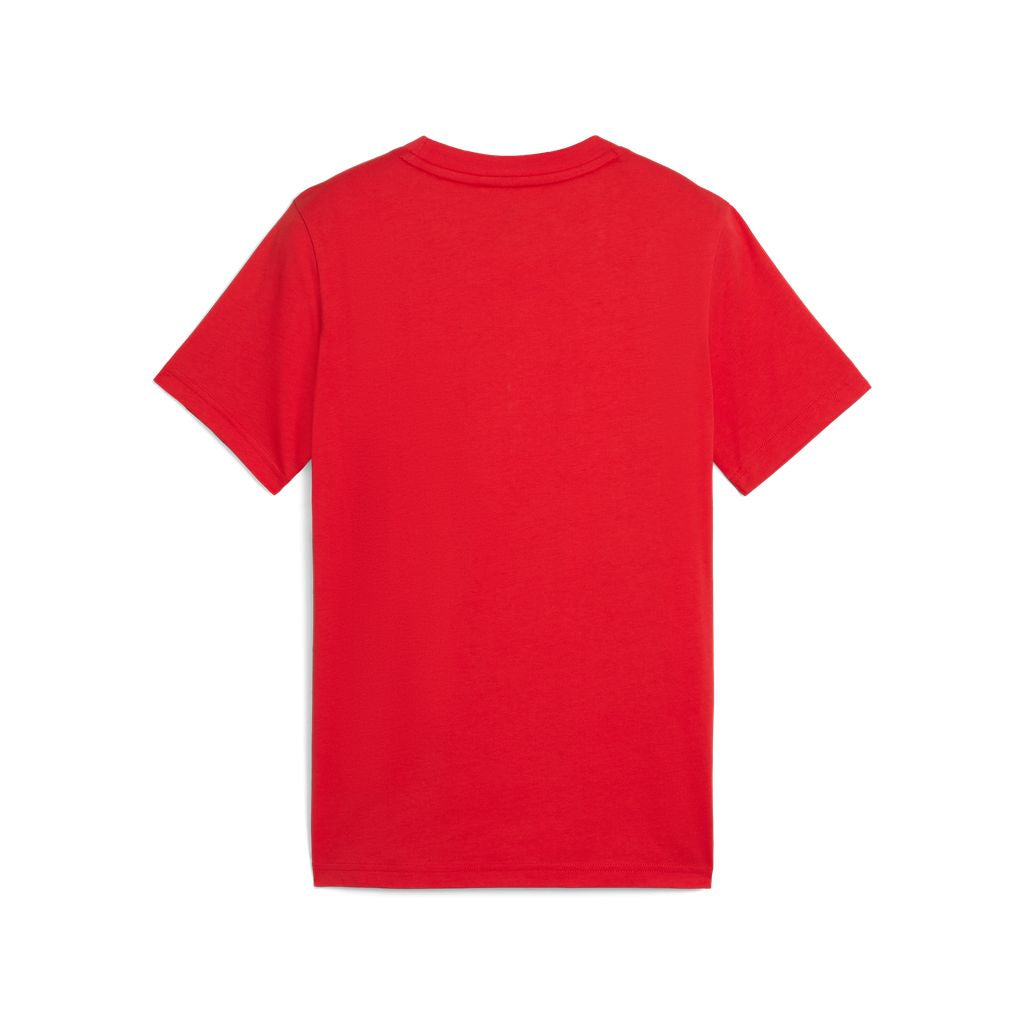 T-shirt Sportiva Ragazzo/Bambino Rossa (684907-11) PUMA ESS Cat Logo Tee -