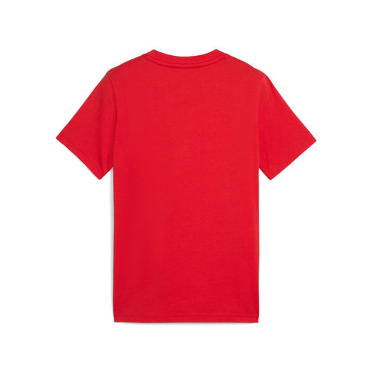 T-shirt Sportiva Ragazzo/Bambino Rossa (684907-11) PUMA ESS Cat Logo Tee -
