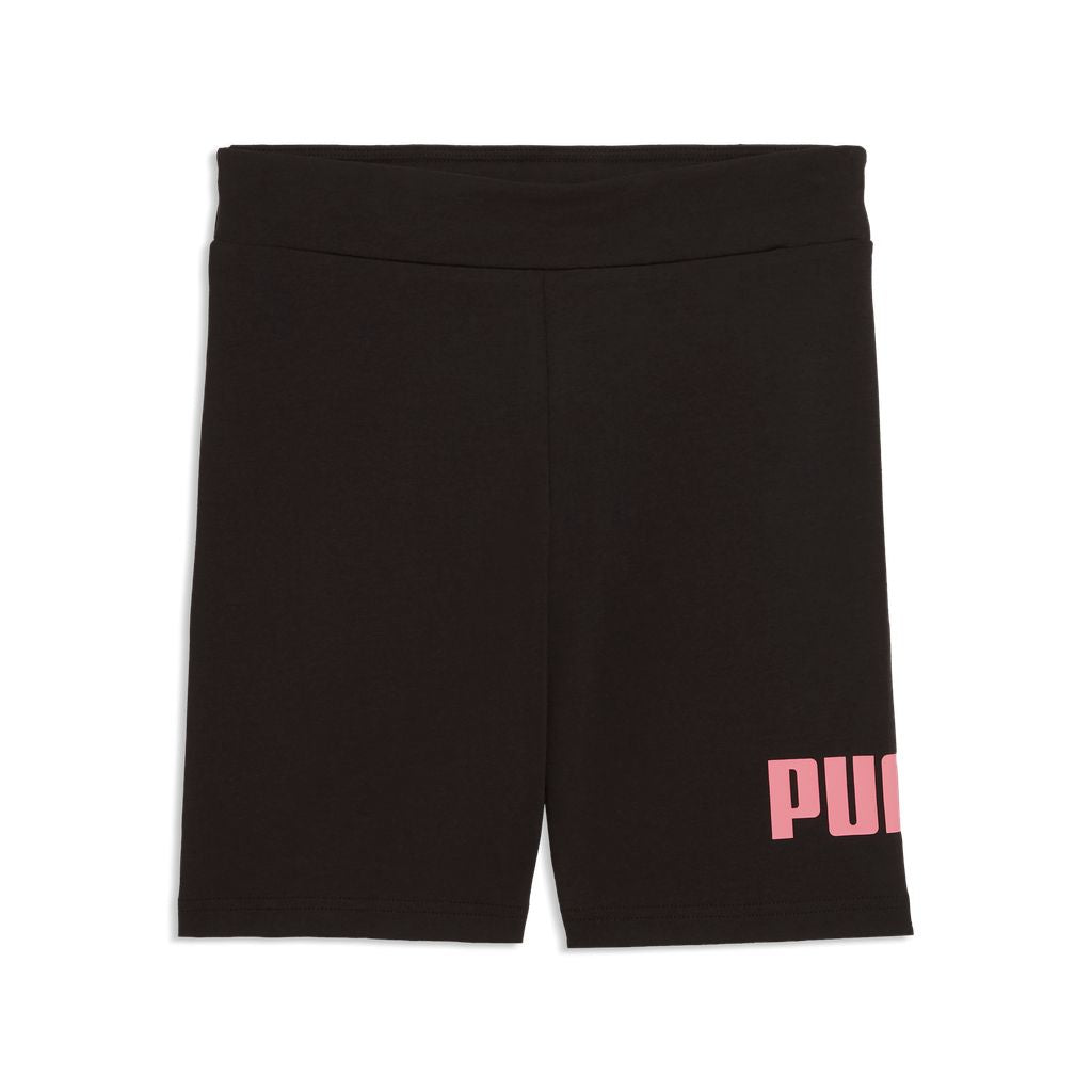 Pantaloncini puma ess 2 color short leggings - 686074-56 nero rosa