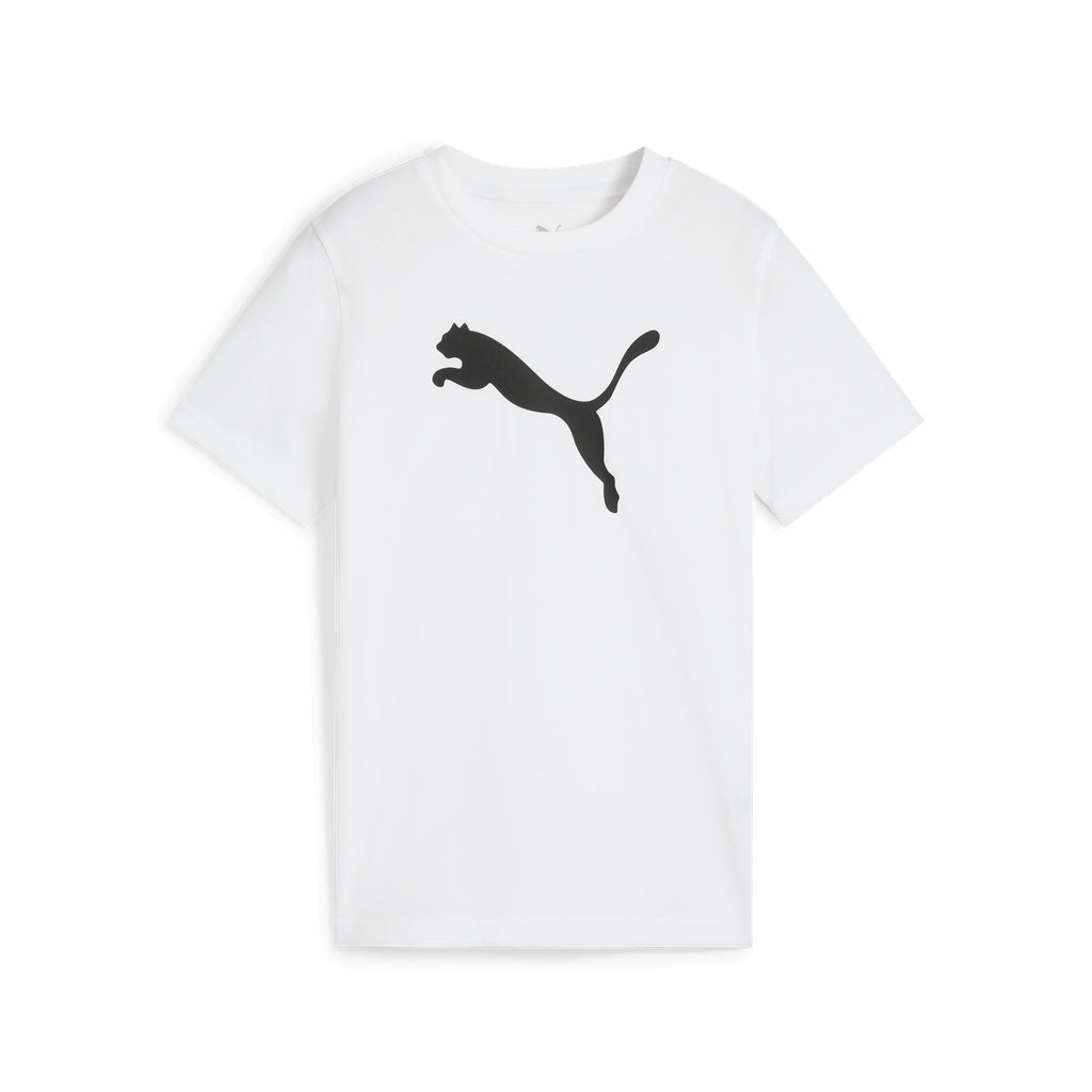 Maglia puma ess cat logo tee b - 684907-02 bianco