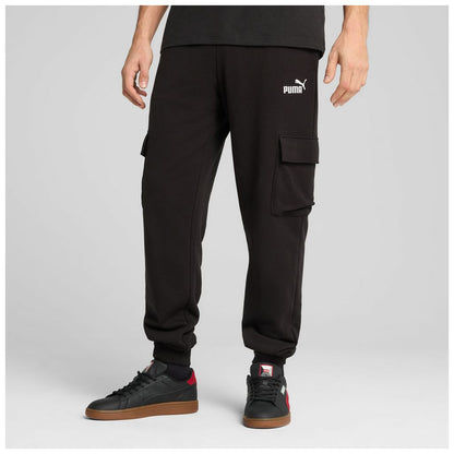 Pantaloni puma ess no. 1 logo cargo pants - 682661-01 nero