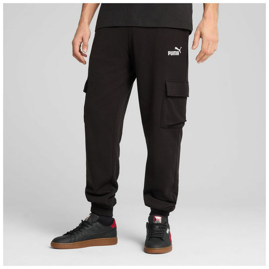Pantaloni puma ess no. 1 logo cargo pants - 682661-01 nero