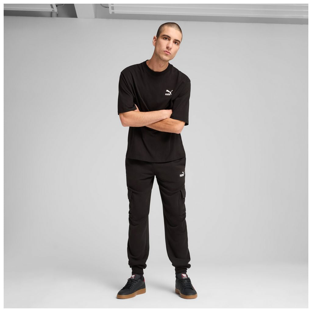 Pantaloni puma ess no. 1 logo cargo pants - 682661-01 nero