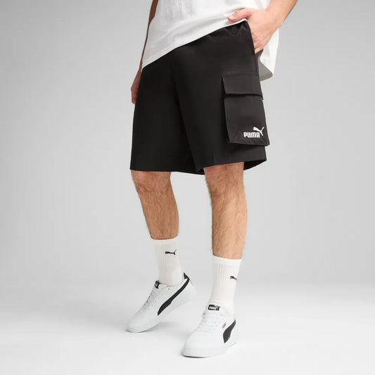 Pantaloncini puma ess woven cargo shorts - 682664-01 nero