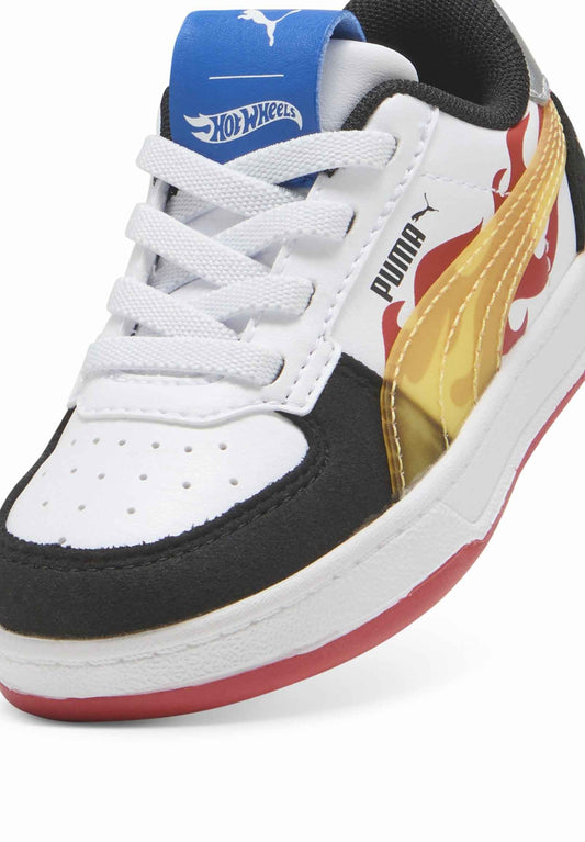 Scarpe puma caven 2.0 hot wheels ac inf - 401405-01 bianco nero