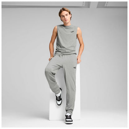 Pantaloni puma ess no. 1 logo jersey pants - 682620-03 grigio