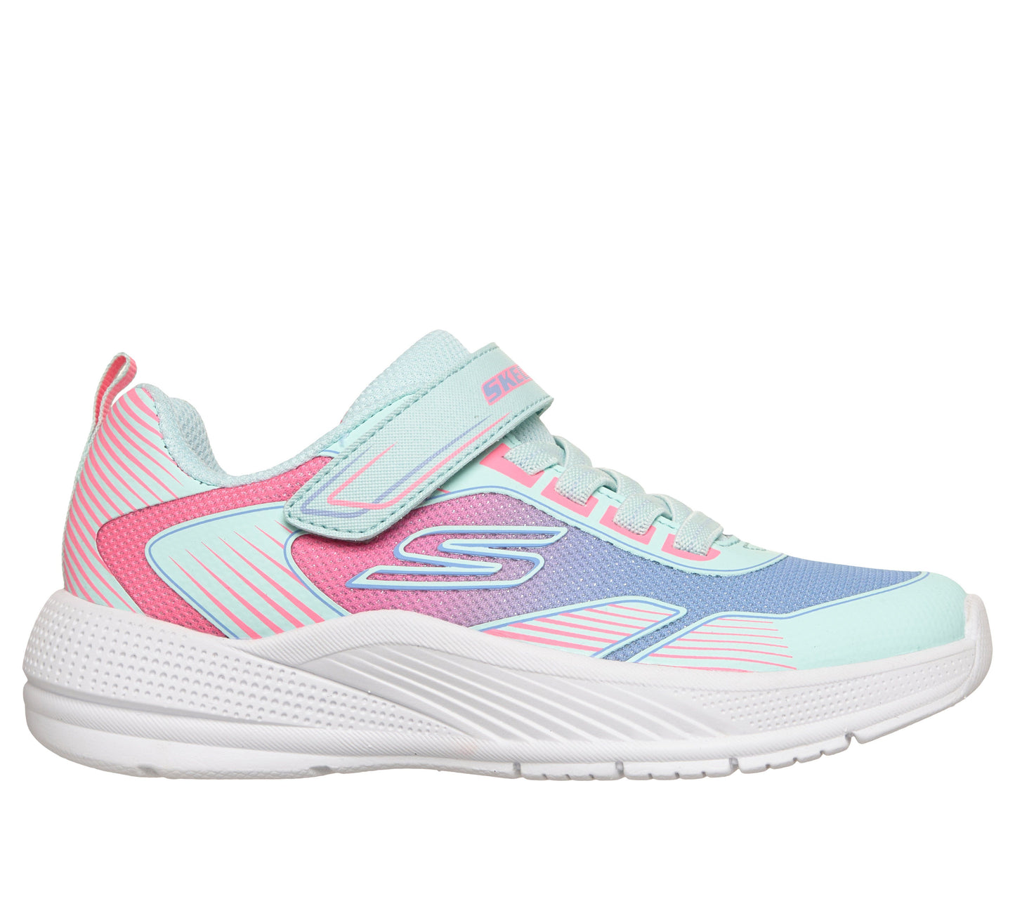 Scarpe skechers microspec advance - oasis poi - 303657l-aqmt acqua