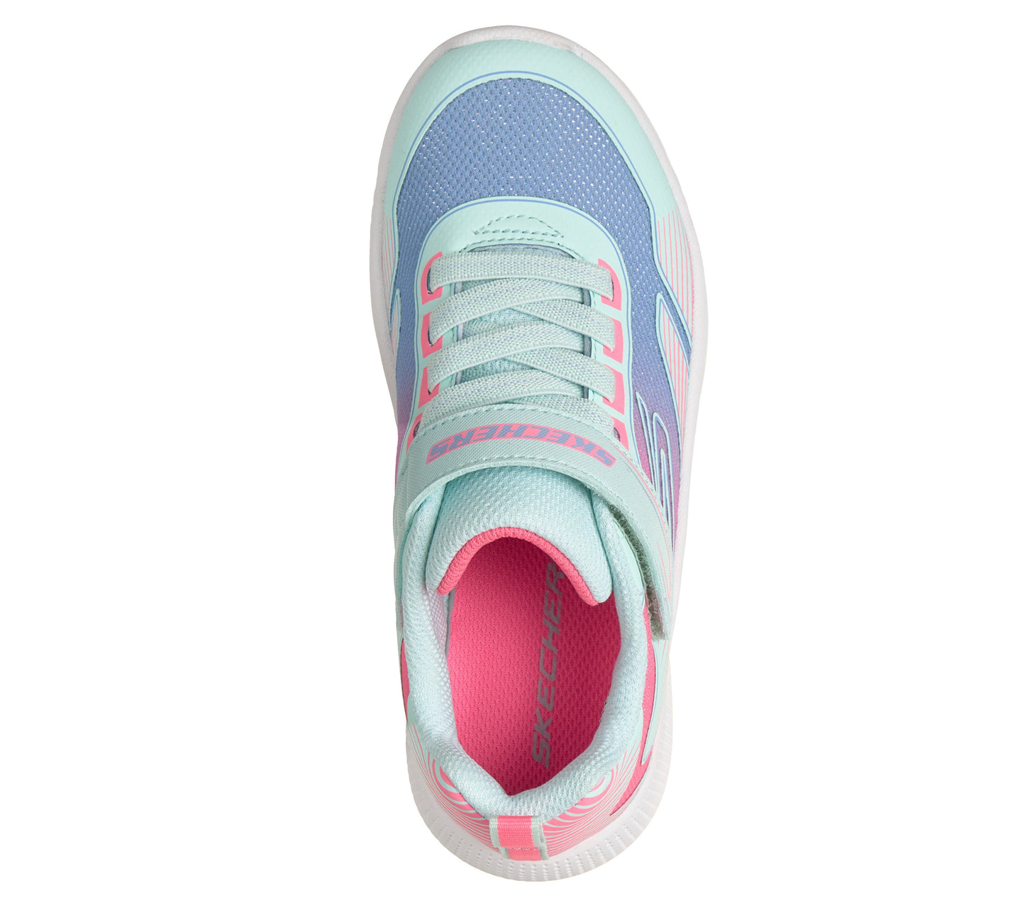 Scarpe skechers microspec advance - oasis poi - 303657l-aqmt acqua