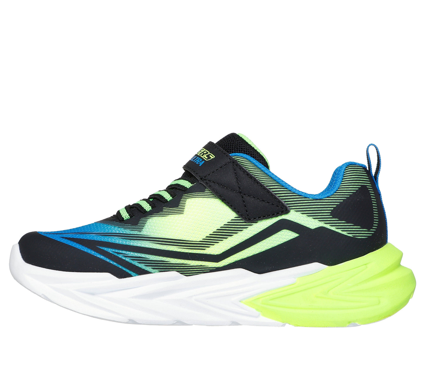 Scarpe skechers flex-glow ultra - 400139l-bblm nero lime