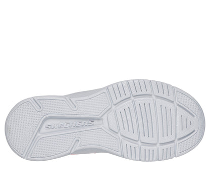 Scarpe skechers microspec advance - 403926l-rdbk rosso nero
