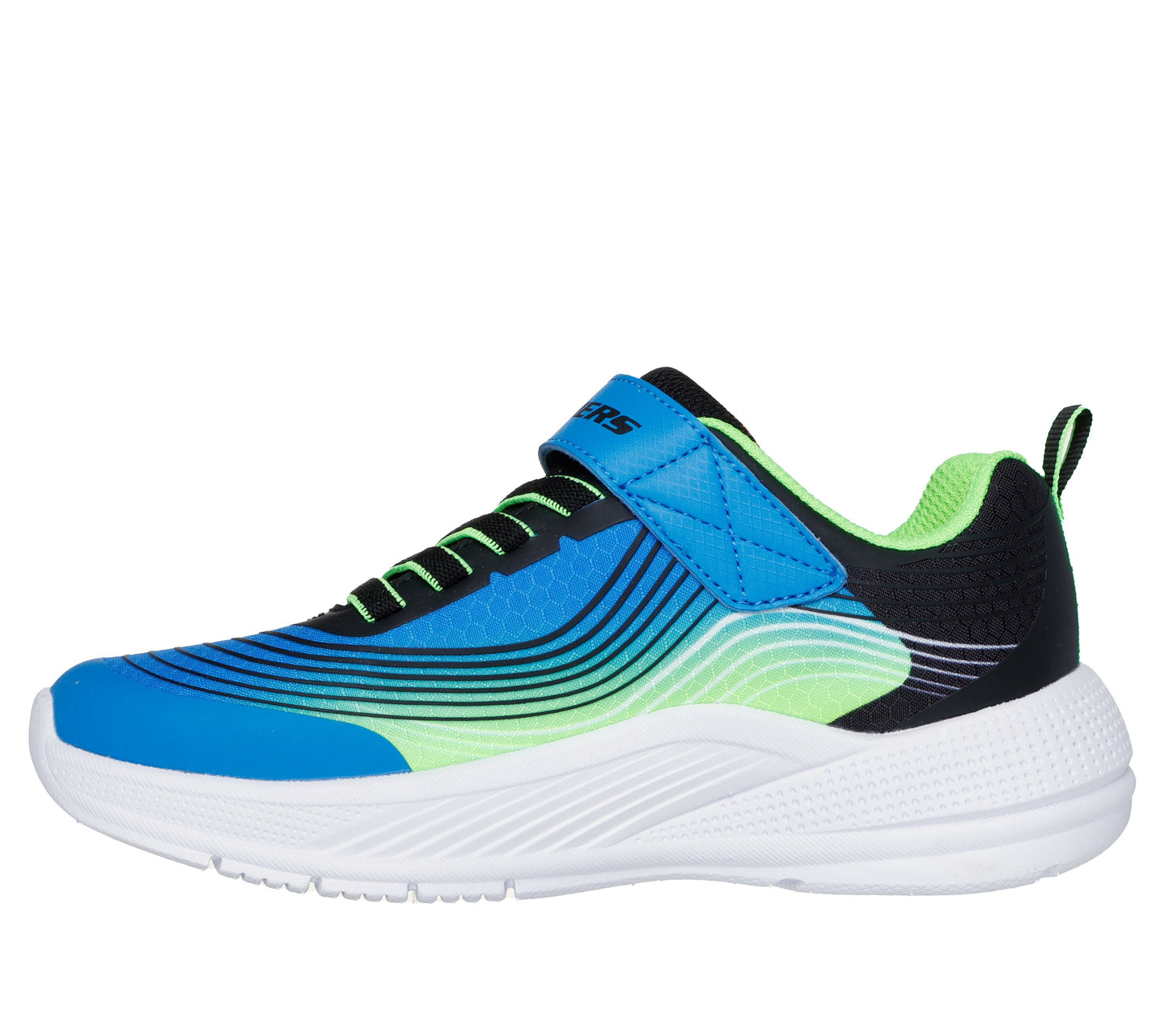 Scarpe skechers microspec advance - 403926l-bllm blu lime