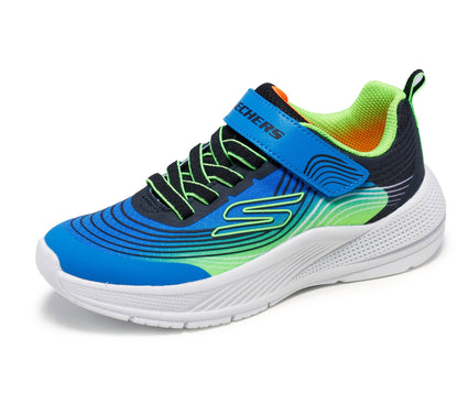 Scarpe skechers microspec advance - 403926l-bllm blu lime