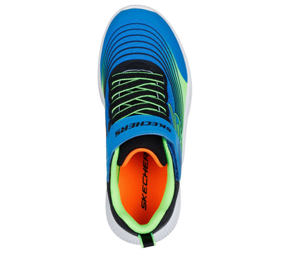 Scarpe skechers microspec advance - 403926l-bllm blu lime