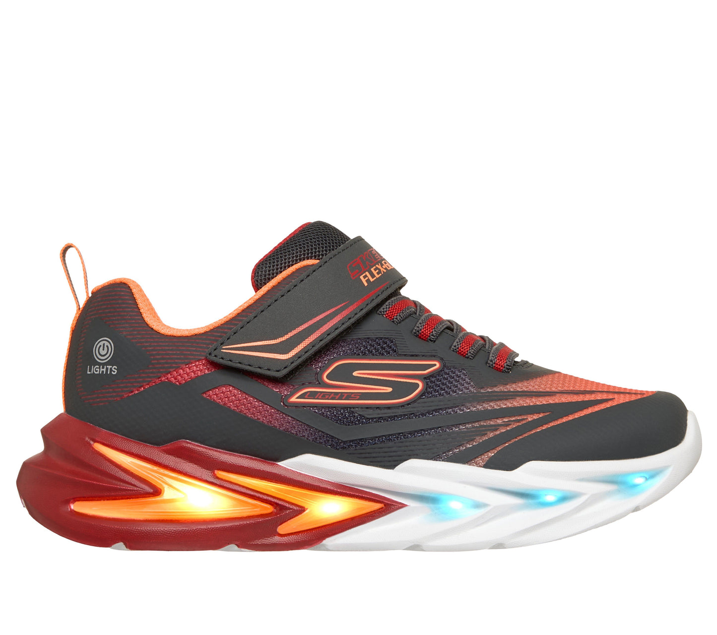 Scarpe skechers flex-glow ultra - 400139l-ccrd grigio rosso