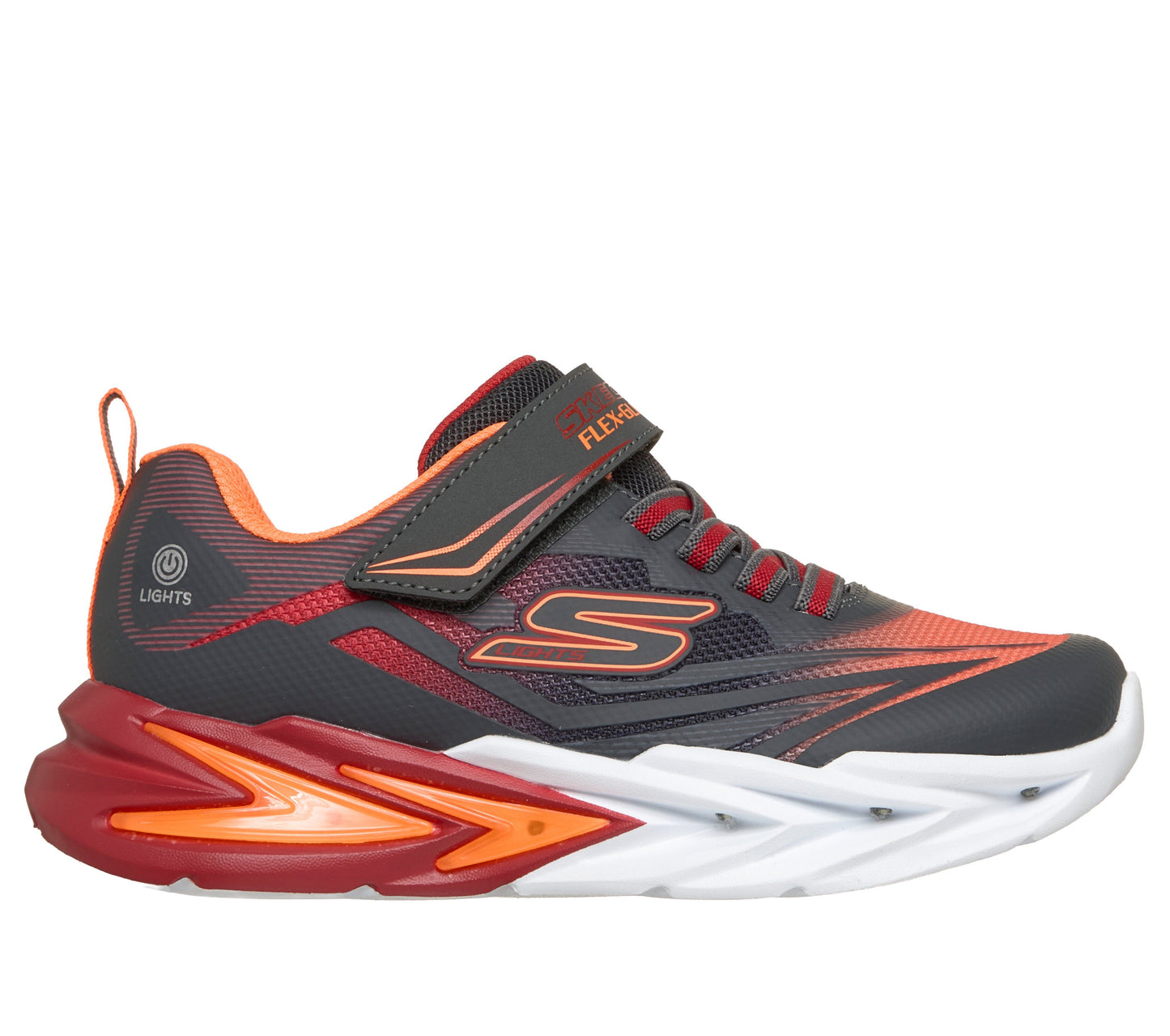 Scarpe skechers flex-glow ultra - 400139l-ccrd grigio rosso