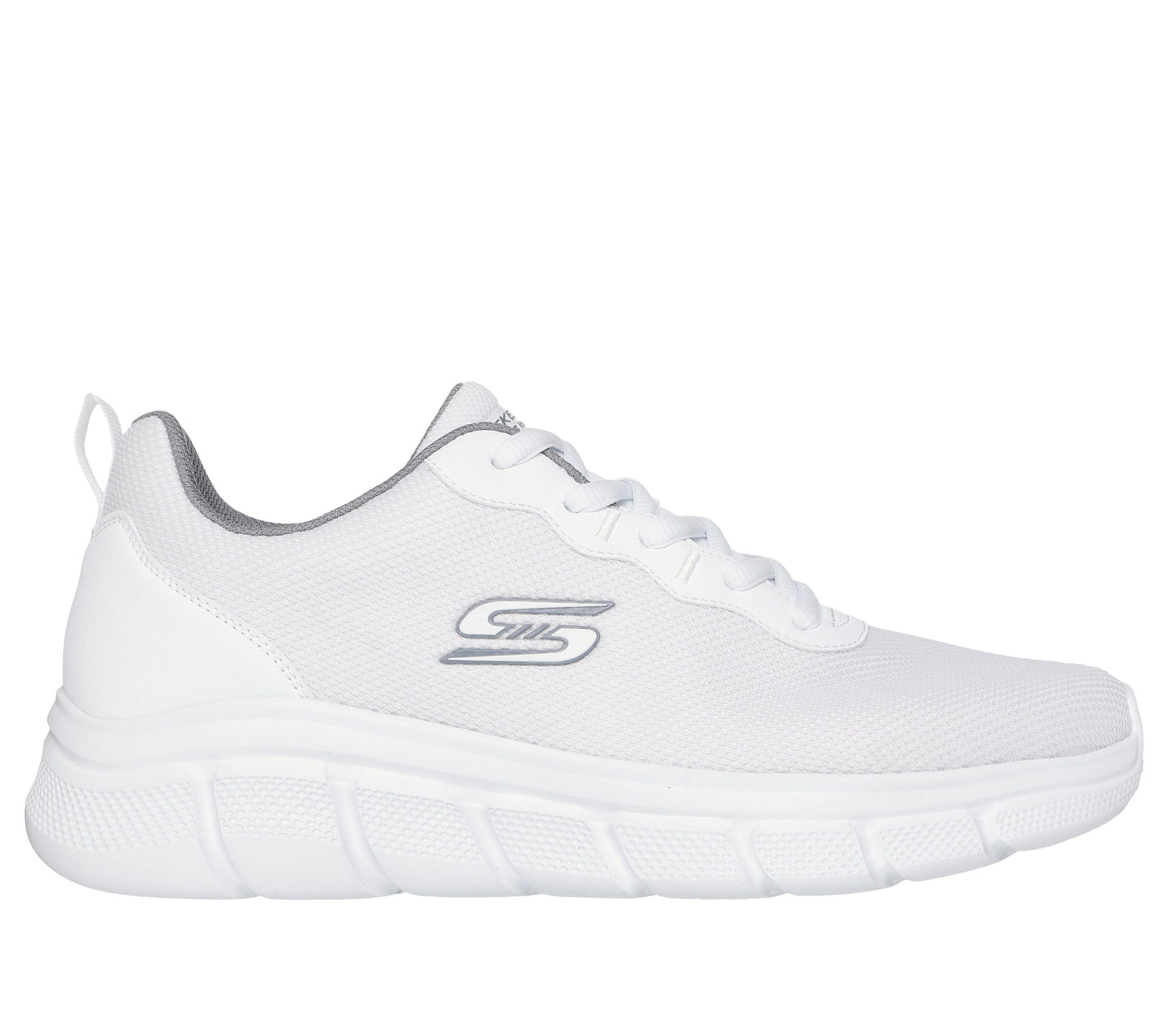 Scarpe skechers bobs b flex - icy edge - 118109-w bianco